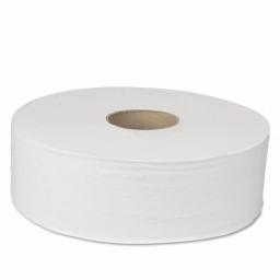 Boardwalk JRT Jumbo 2-Ply White Bath Tissue, 2,000 ft. per Roll (6 Rolls per Carton) thumbnail 2