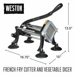 Weston Professional Stainless Steel French Fry Cutter and Vegetable Dicer thumbnail 2