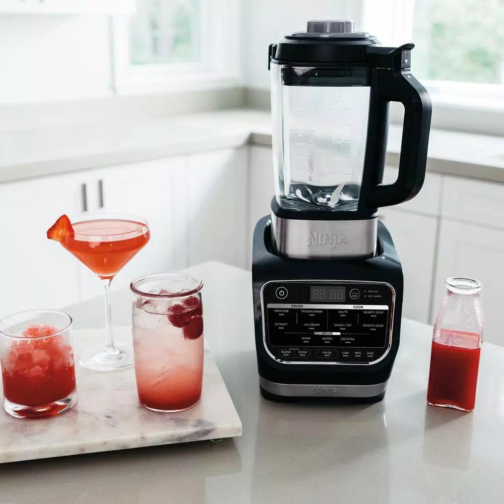 Ninja Foodi Cold and Hot Blender, 64 oz. Glass Pitcher, 1400-Peak-Watt High Speed Blender
