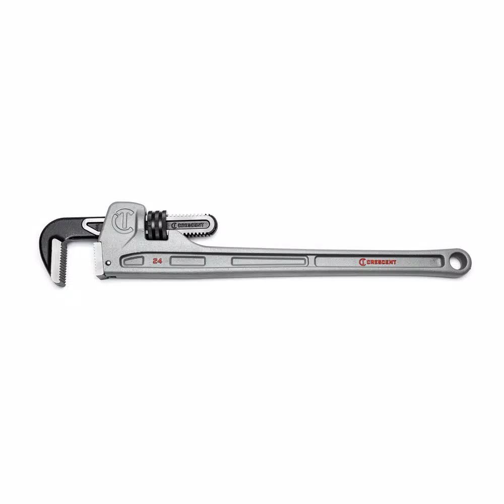 Crescent 24 in. Aluminum Pipe Wrench with K-9 Jaw Teeth
