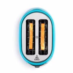 Holstein Housewares 800-Watt 2-Slice Toaster, Teal thumbnail 2