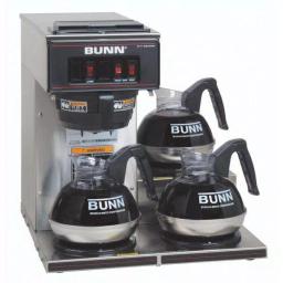 BUNN VP17-3SS3L 12-Cup Commercial Pourover Coffee Brewer with 3 Lower Warmers, Stainless Steel thumbnail 2