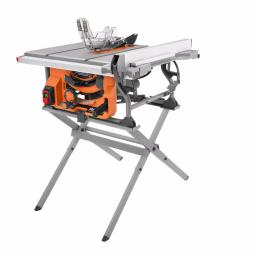 RIDGID 10 in. 15 Amp Table Saw with Folding Stand and SoftStart Technology thumbnail 1