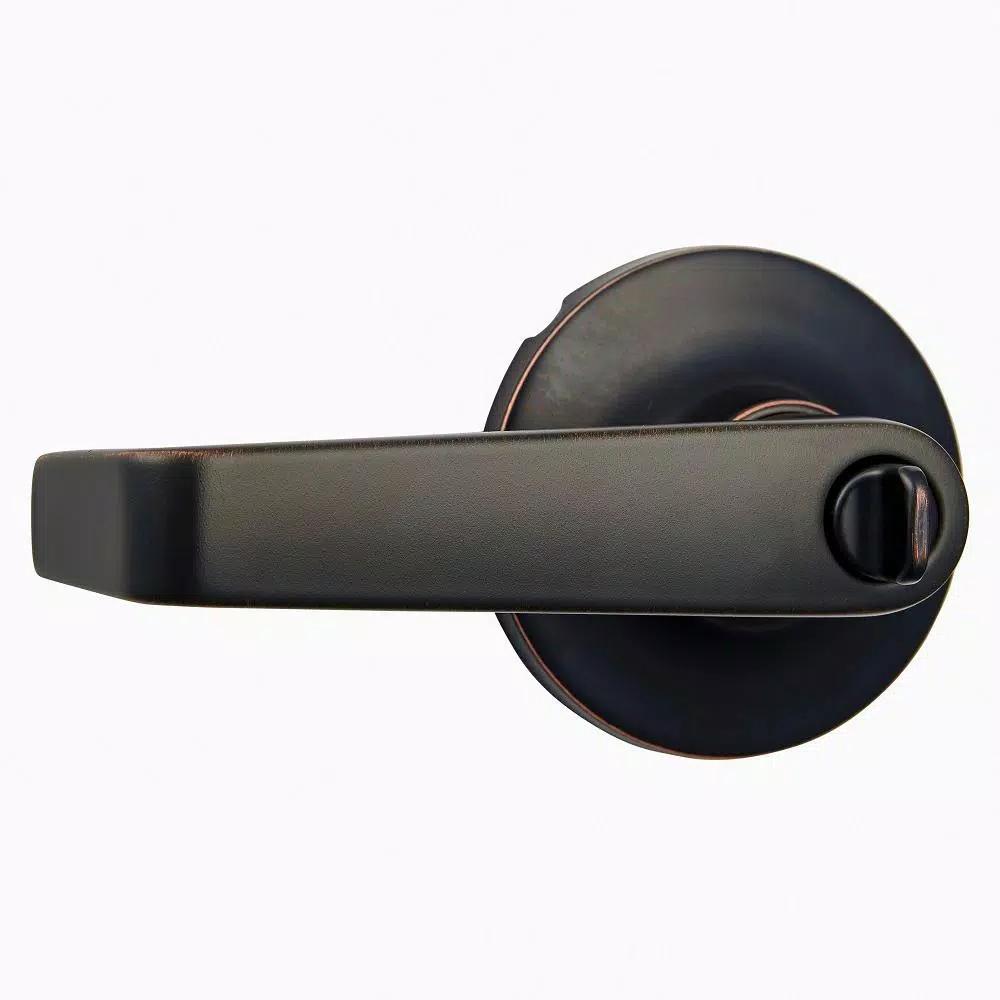 Universal Hardware Commercial Aged Bronze Privacy Bed/Bath Door Lever, ANSI Grade 2, ADA Compliant