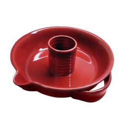 Epicureanist Ceramic Vertical Chicken Roaster - Red thumbnail 2