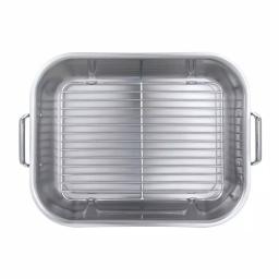 Tramontina Gourmet Prima 10 Qt. Stainless Steel Roasting Pan with Basting Rack thumbnail 2