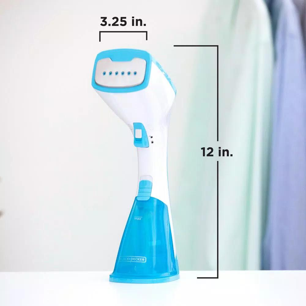 BLACK+DECKER Compact Handheld Garment Steamer, 1000W, Teal
