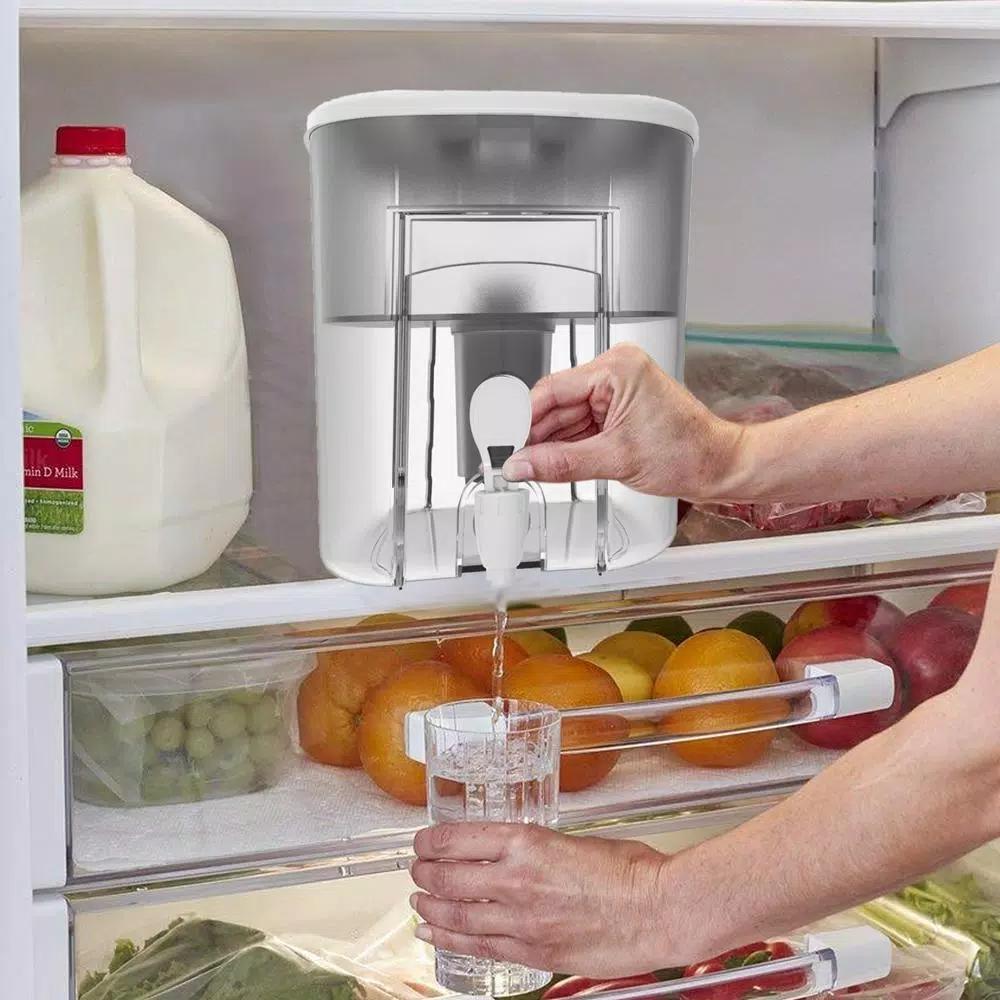 DRINKPOD Alkaline Water Dispenser 2.4 Gal. Countertop System, 3-Pack with 3 Filters