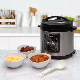 Magic Chef 6 Qt. Stainless Steel 7-in-1 Electric Multi-Cooker and Pressure Cooker thumbnail 11