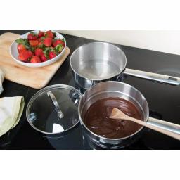 RSVP International Endurance 2 Qt. Induction Double Boiler Set with Tempered Glass Lid thumbnail 6