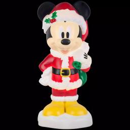 Gemmy Disney Mickey Mouse 24 in. Lighted Blow Mold Christmas Outdoor Decor with Gifts thumbnail 2