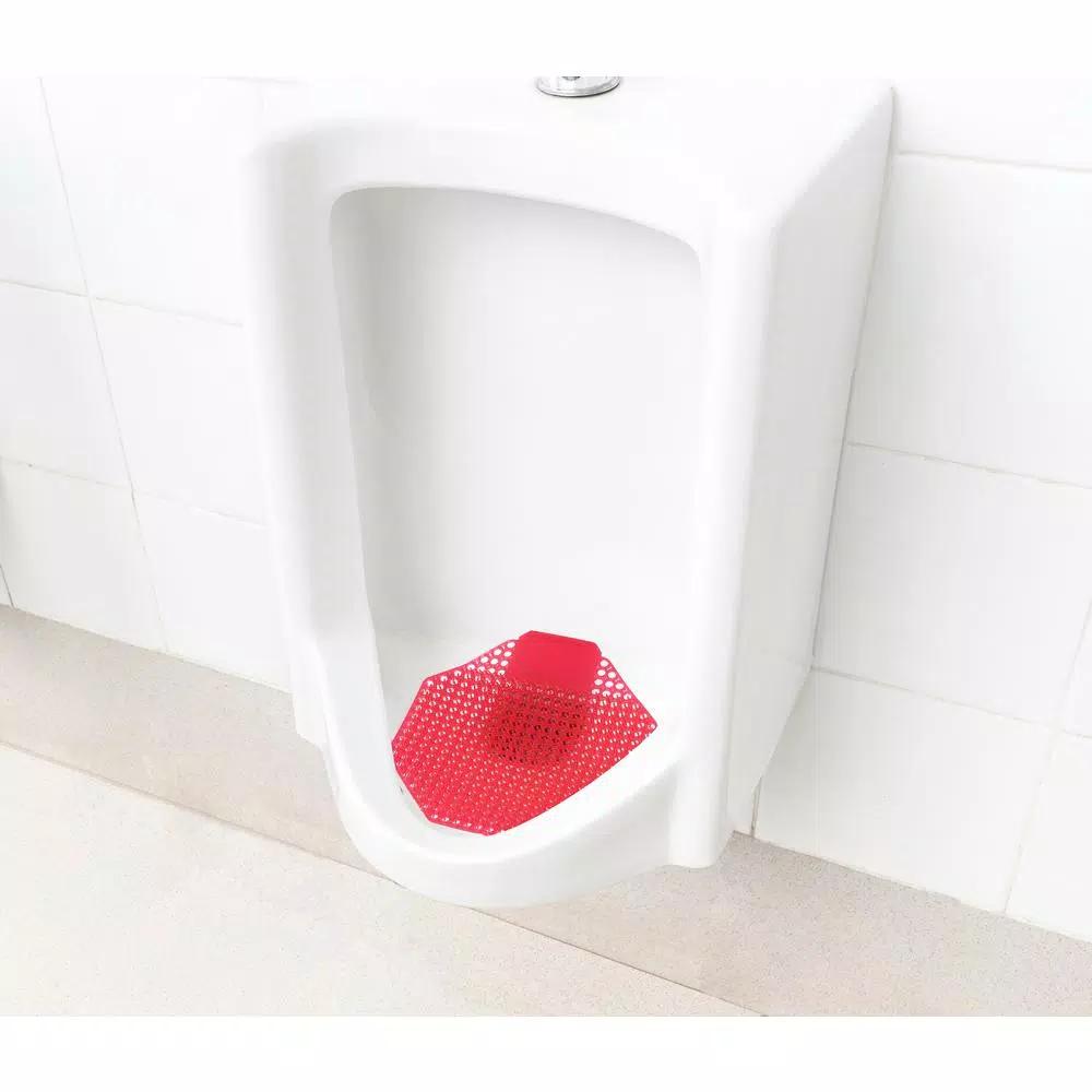 Alpine Industries Spiced Apple Dual-Sided Anti-Splash Urinal Screens, 10-Pack