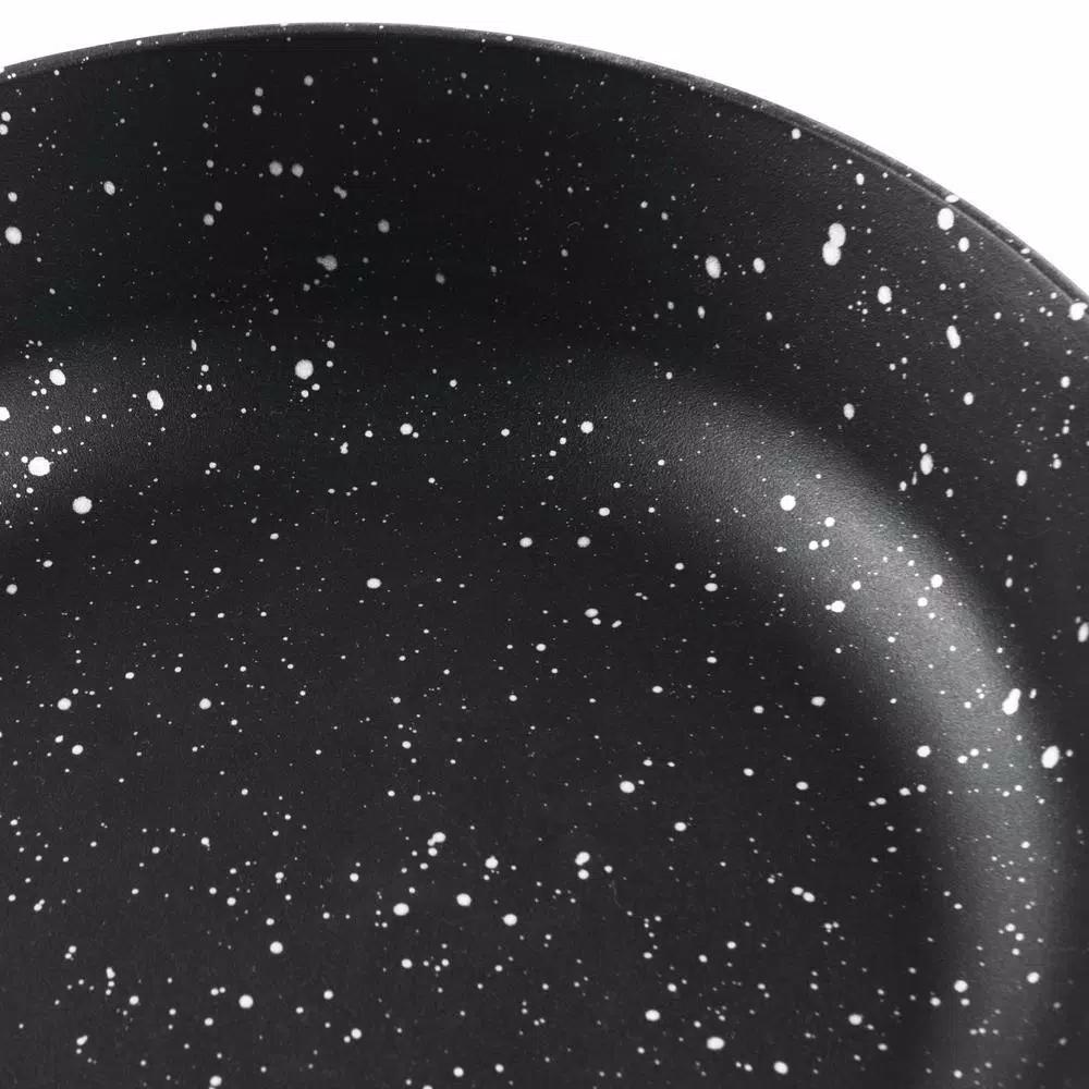 BergHOFF GEM Stay Cool 3.5 qt. Cast Aluminum Nonstick Saute Pan with Glass Lid, Gray