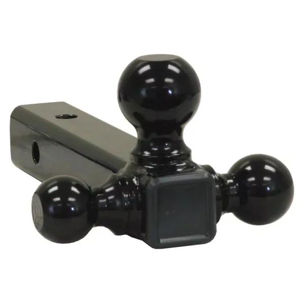 Buyers Products Company Buyers Products Tri-Ball Hitch with Black Towing Balls, 2 in. Tubular Shank