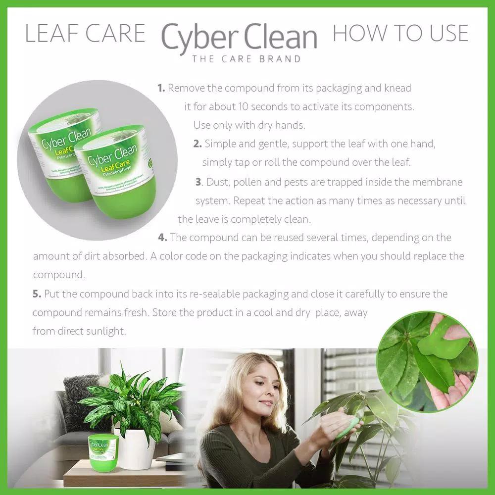 Cyber Clean LeafCare Indoor Plant Cleaner & Nourishment - 5.64 oz