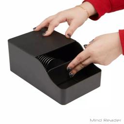 Mind Reader Black Acrylic Coffee Sleeve Storage Dispenser thumbnail 5
