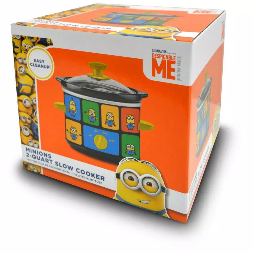 Uncanny Brands Minions Officially Licensed 2 Qt. Slow Cooker, Yellow