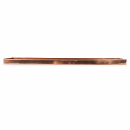 Achla Designs 29 in. Long Copper Plated Stainless Steel Decorative Serving Tray thumbnail 6