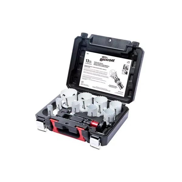 BLU-MOL Disston Blu-Mol Xtreme QuickCore 13-Piece Hole Saw and Quick Change Arbor Set