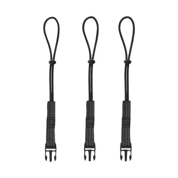 Ergodyne Squids 3103 Detachable Tool Lanyard Loops, Black (3-Pack)