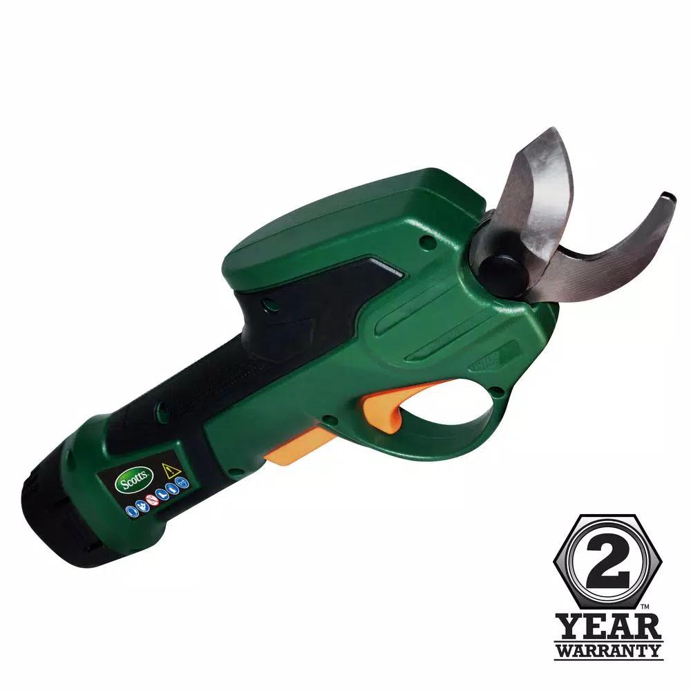 Scotts 7.2V Cordless Electric Pruner with 2 Ah Lithium-Ion Battery and Charger