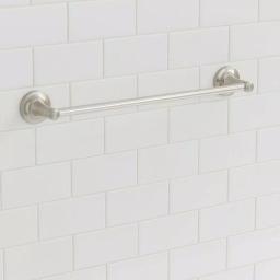 Glacier Bay Cooperton 24 in. Single Towel Bar, Brushed Nickel Zinc Alloy thumbnail 2