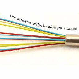 ExcelSteel Stainless Steel Tri-Color Silicone Coated Balloon Whisk Set, 3-Piece thumbnail 5