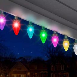 LightShow ColorMotion 24-Light Multi-Color Deluxe C7 LED Christmas String Lights thumbnail 2