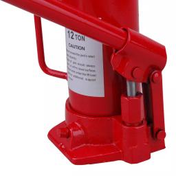 Max Load 12-Ton Hydraulic Bottle Jack, Heavy Duty Steel Construction thumbnail 3