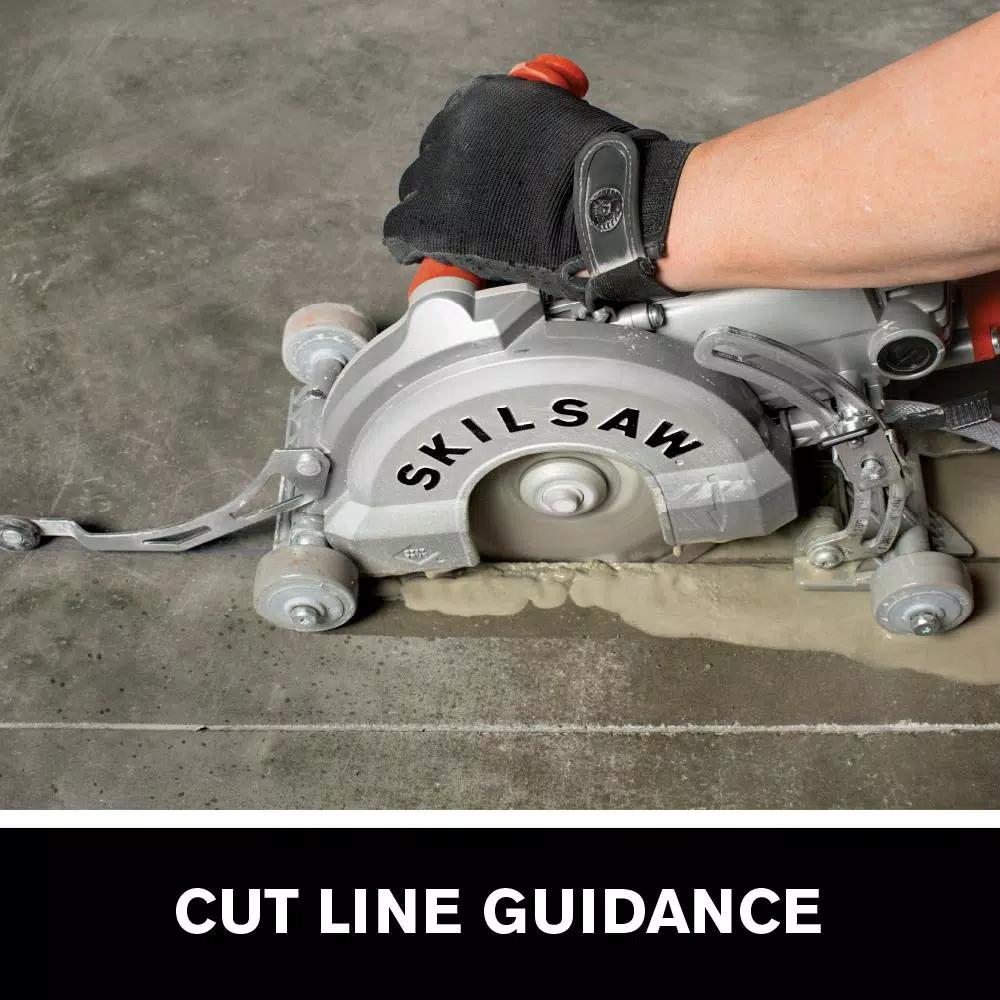 SKILSAW 7 in. 15 Amp Medusaw Worm Drive Circular Saw for Concrete, Corded