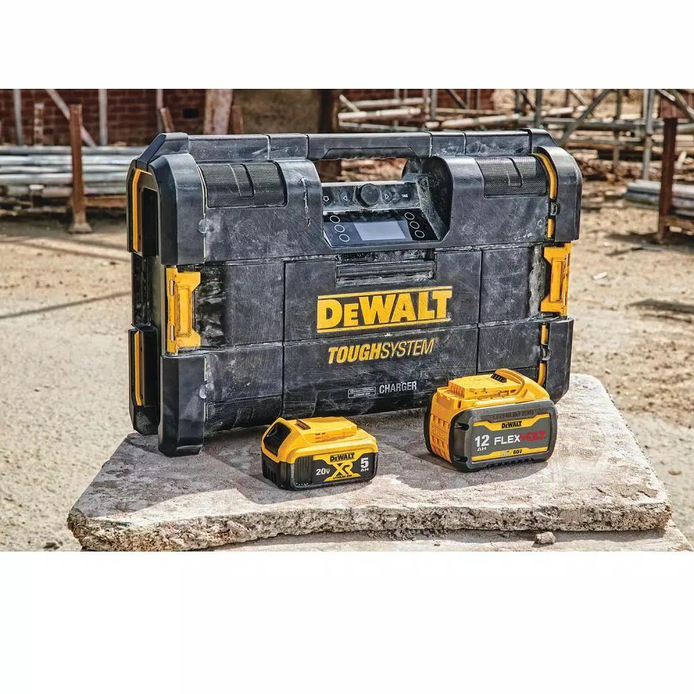 DEWALT TOUGHSYSTEM 2.0 Bluetooth Jobsite Radio and Charger