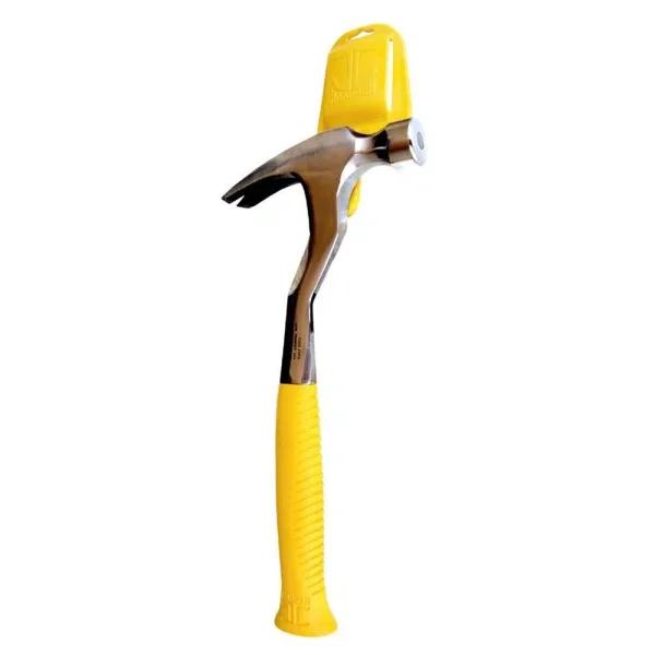 JC Hammer Magnetic Roofing Hammer with Mini Holder and Slip-Resistant Rubber Handle