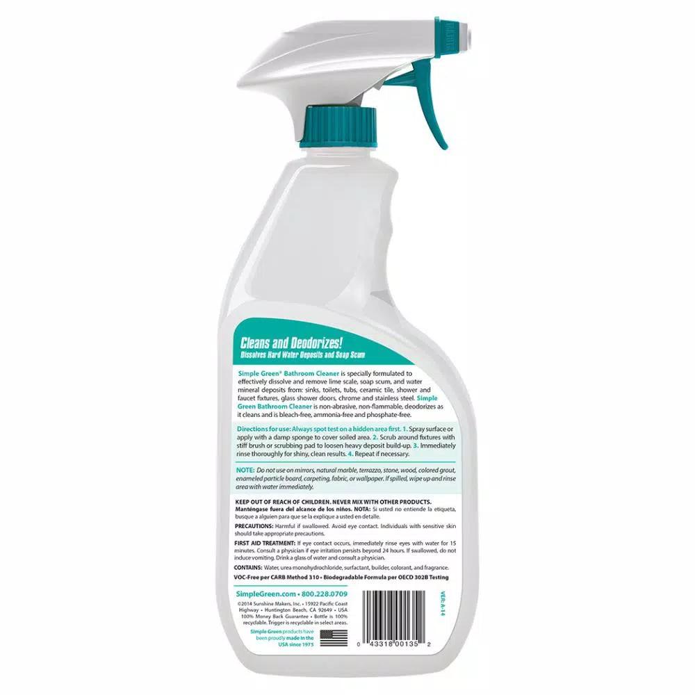 Simple Green Ready-To-Use Bathroom Cleaner, 32 oz. (Case of 12)