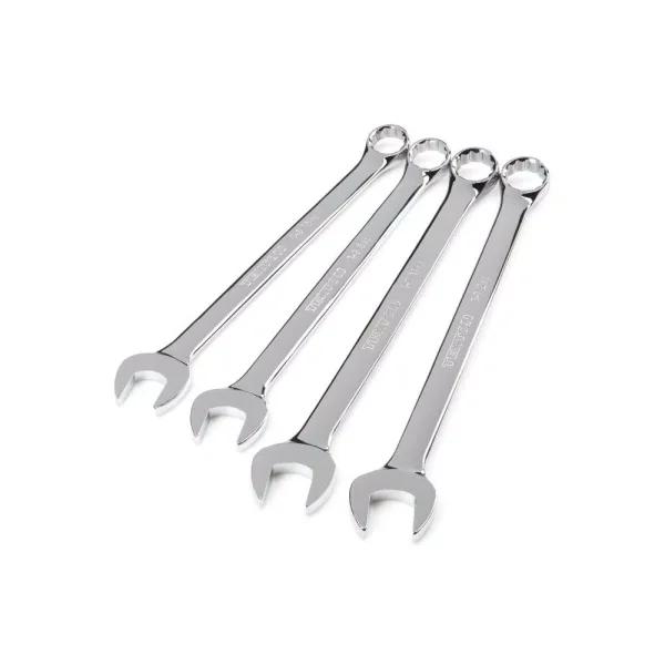 TEKTON 4-Piece Combination Wrench Set, 1-5/16 in. to 1-1/2 in., SAE