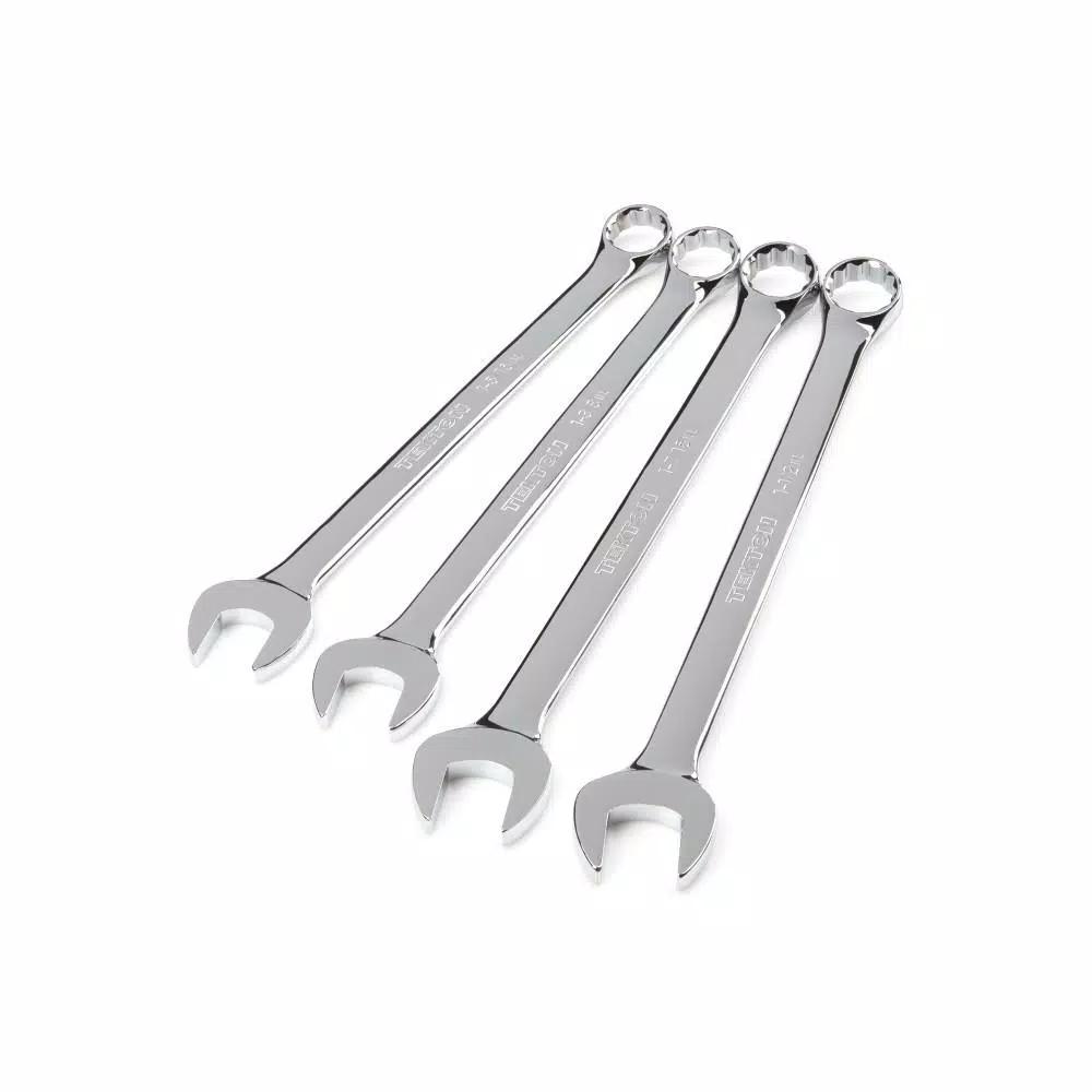 TEKTON 4-Piece Combination Wrench Set, 1-5/16 in. to 1-1/2 in., SAE