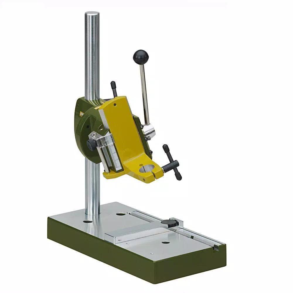 Proxxon Micromot Drill Stand for MB 200, Geared Rack and Pinion Feed with 11 in. Steel Column