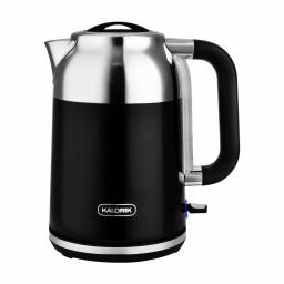 Kalorik Retro 1.7L Electric Kettle, 7-Cup Cordless Water Boiler, Black thumbnail 2