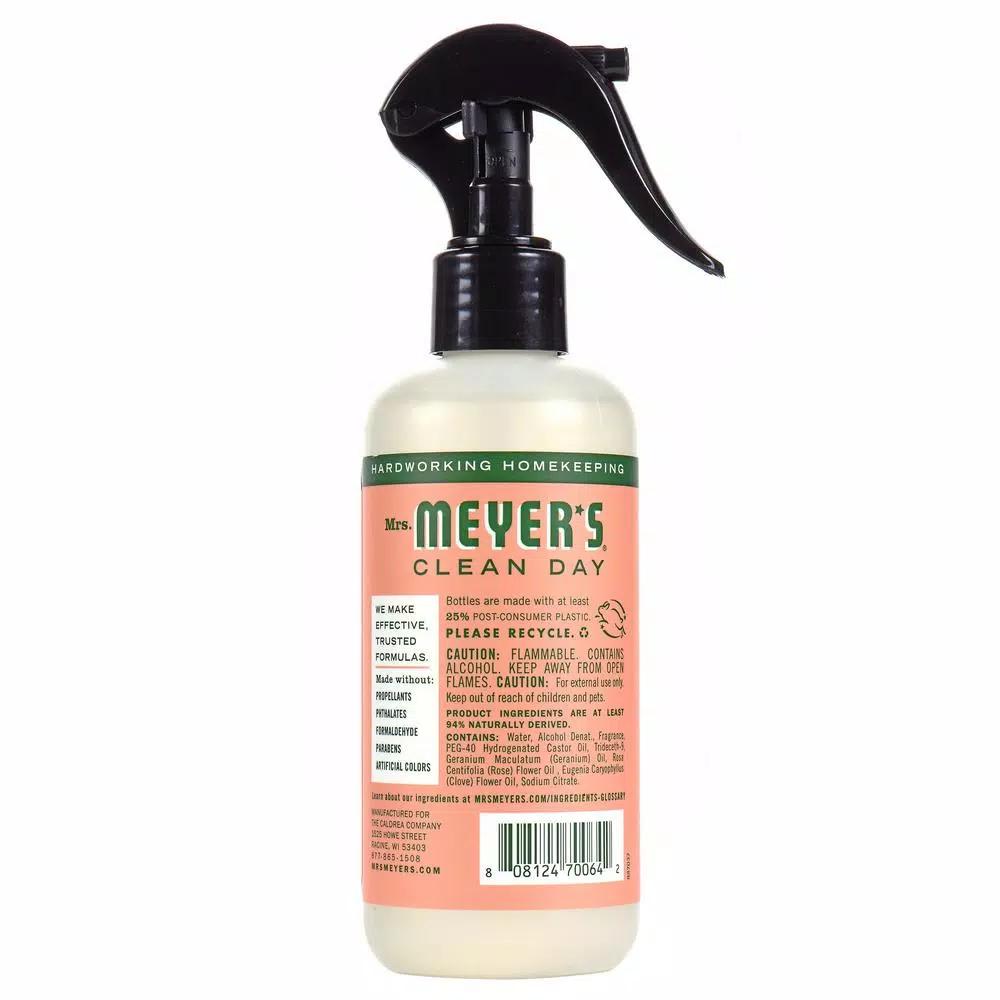 Mrs. Meyer's Clean Day Geranium Room Freshener, 8 oz. (Pack of 6)