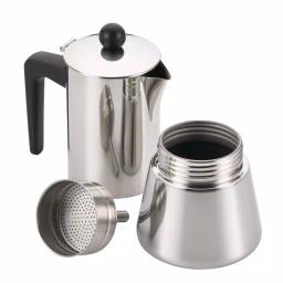 BonJour Coffee & Tea 4-Cup Stainless Steel Stovetop Espresso Maker thumbnail 3