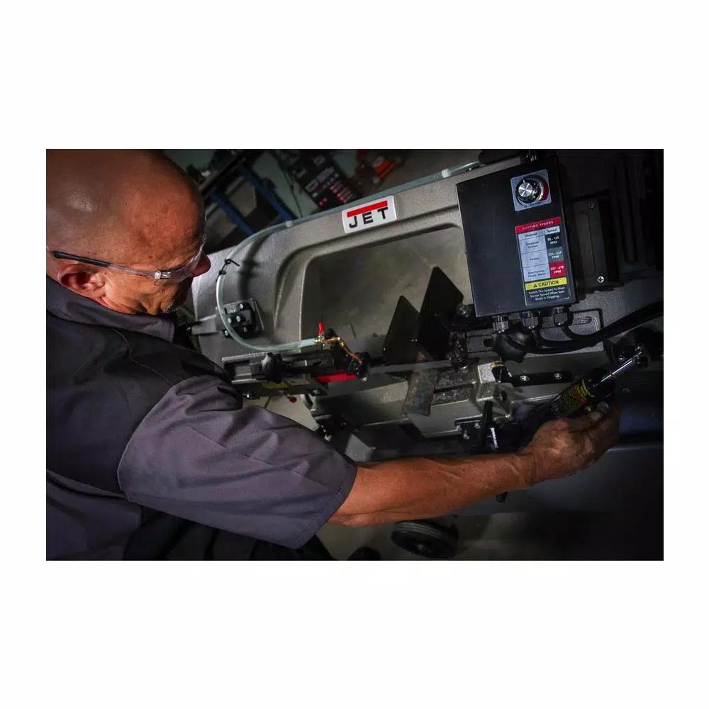 Jet HVBS-712V 7 in. x 12 in. Variable Speed Horizontal/Vertical Metalworking Bandsaw, 1 HP, 115V