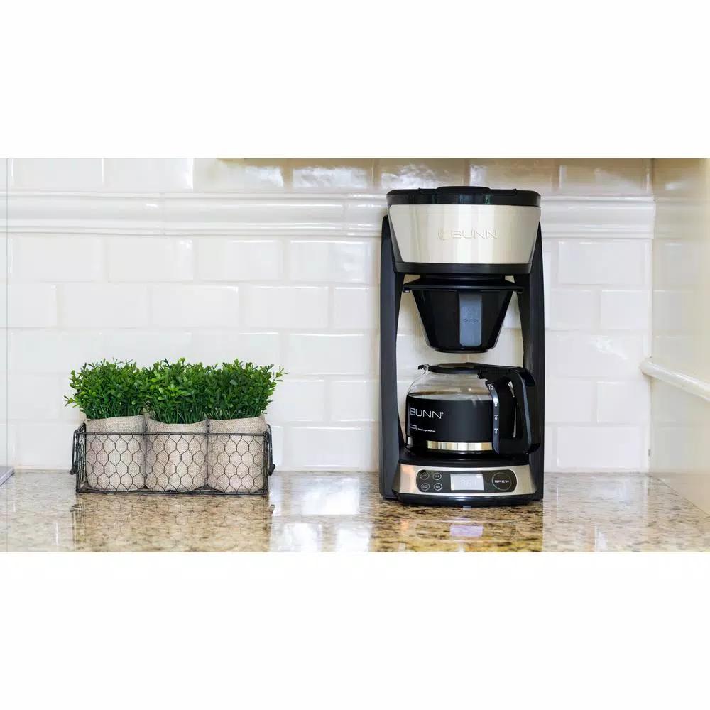 BUNN 10-Cup Glass Drip-Free Carafe, Black