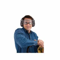 3M Black Folding Earmuffs, Passive Hearing Protection, Case of 5 thumbnail 4