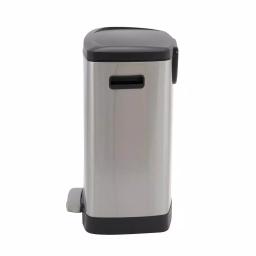 Household Essentials Summit 13 Gallon Rectangular Stainless Steel Step Trash Can with Soft-Close Lid thumbnail 3