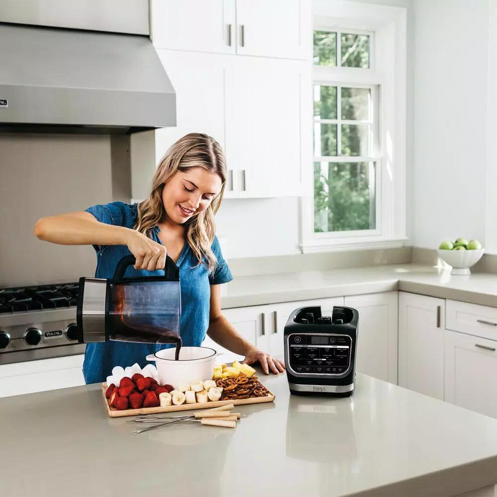 Ninja Foodi Cold and Hot Blender, 64 oz. Glass Pitcher, 1400-Peak-Watt High Speed Blender