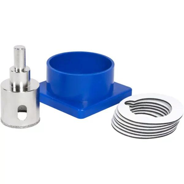 QEP 1-3/8 in. Diamond Hole Saw Kit with Water Delivery System