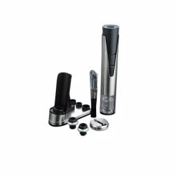 Wine Enthusiast Electric Blue 1 Wine Opener and Preserver Set with Rechargeable Stand thumbnail 6