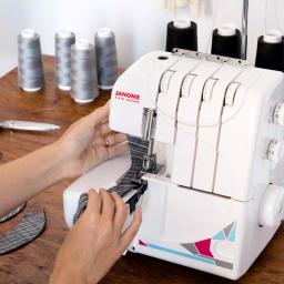 Janome MOD-8933D Serger Machine with 3/4 Thread Capability and Differential Feed thumbnail 6