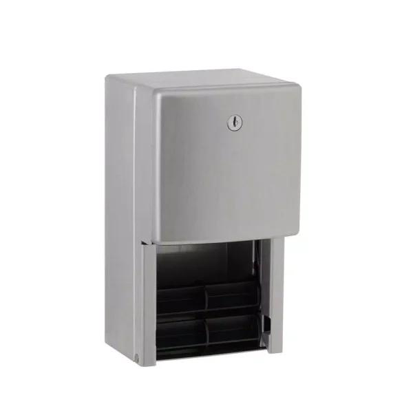 Unbranded Bobrick B-4288 Contura Series Stainless Steel Toilet Tissue Dispenser