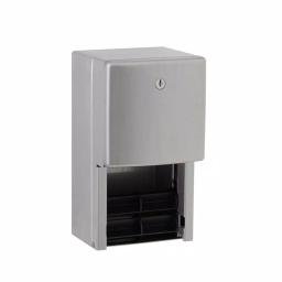 Unbranded Bobrick B-4288 Contura Series Stainless Steel Toilet Tissue Dispenser thumbnail 1