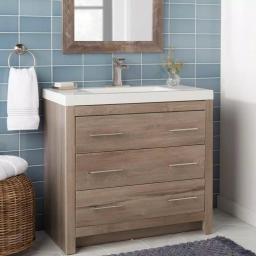 Glacier Bay Cooperton Brushed Nickel Towel Ring - Modern Zinc Hand Towel Holder thumbnail 5